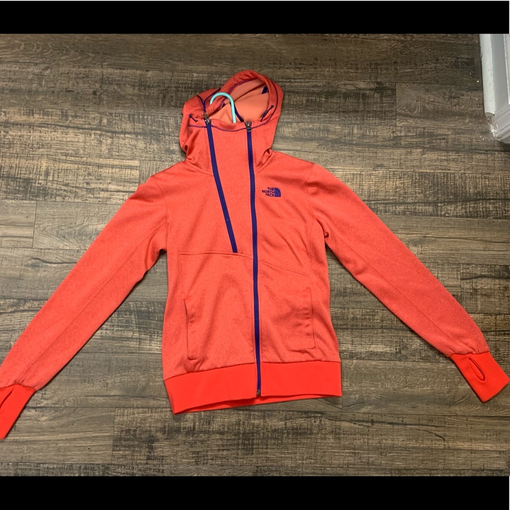The North Face asymmetrical jacket
